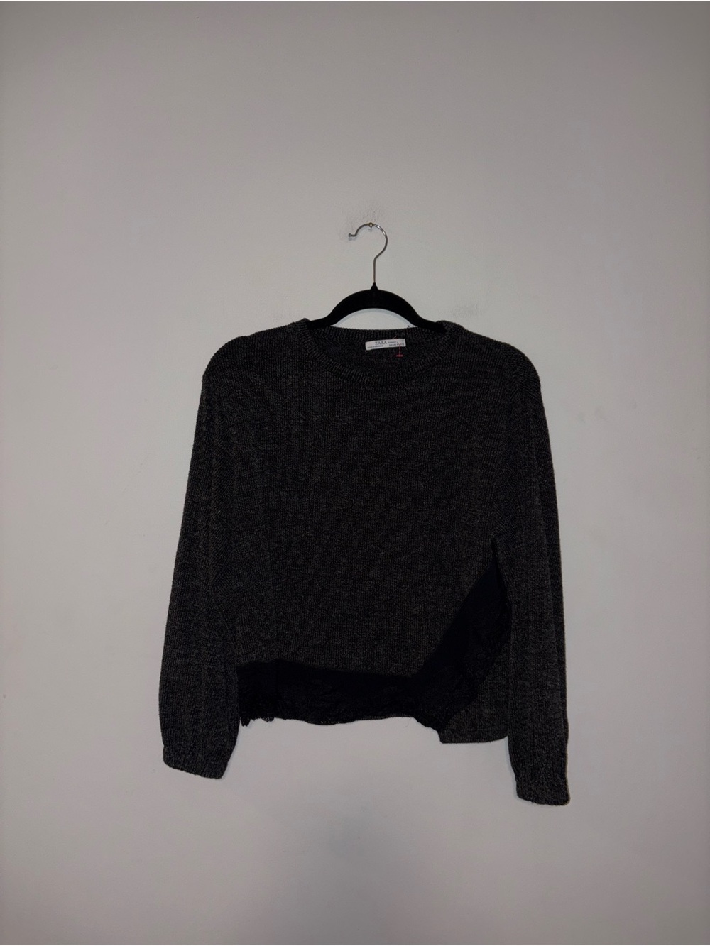 Zara | Black Lace Sweater